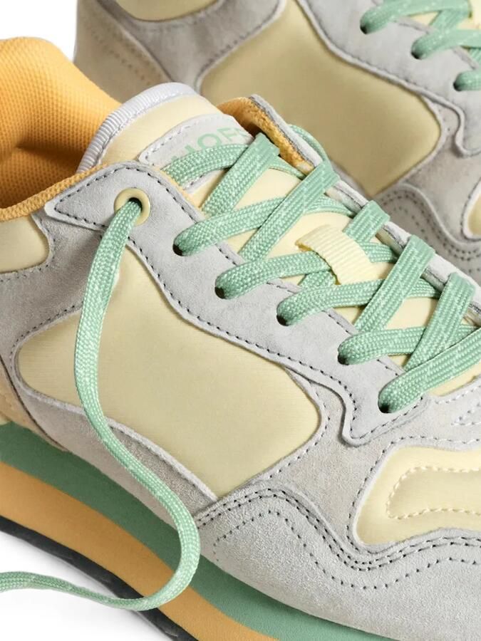 Hoff Sneakers met suède vlakken Geel - Foto 3