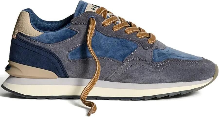 Hoff Sneakers met vlakken en veters Blauw