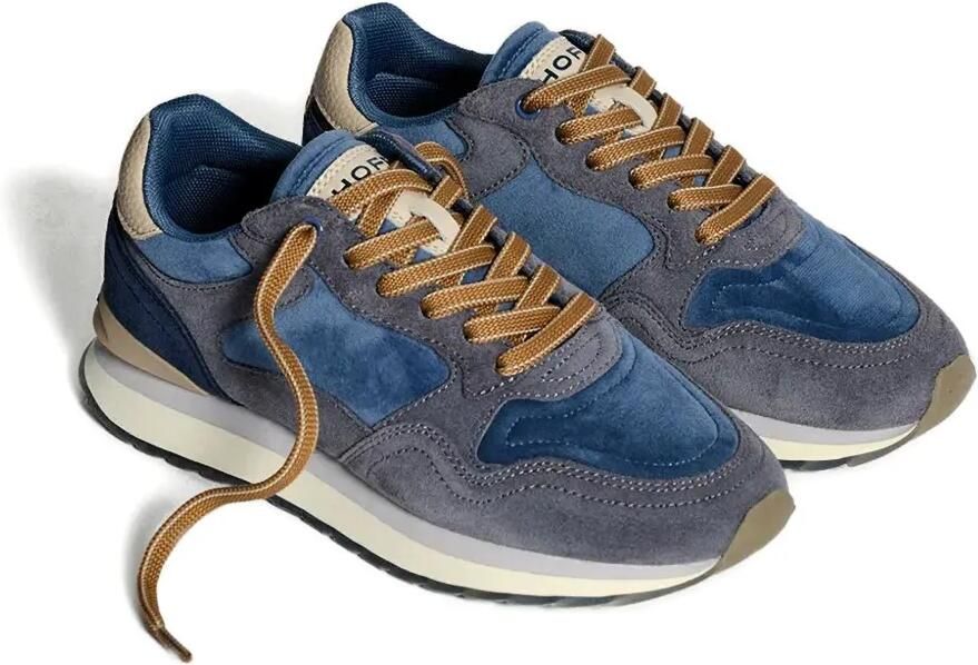 Hoff Sneakers met vlakken en veters Blauw - Foto 4