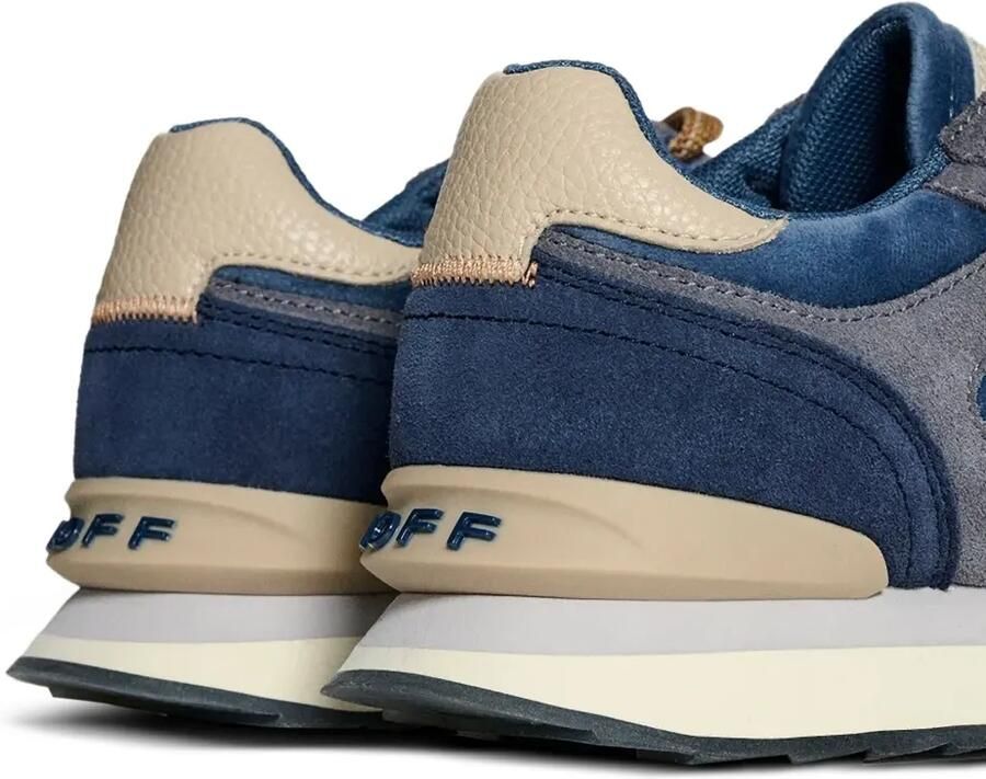 Hoff Sneakers met vlakken en veters Blauw - Foto 3