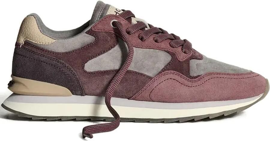 Hoff Sneakers met vlakken en veters Paars