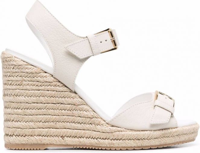 Snake Espadrilles met Plateauzool en Peeptoe - Uwantisell.nl