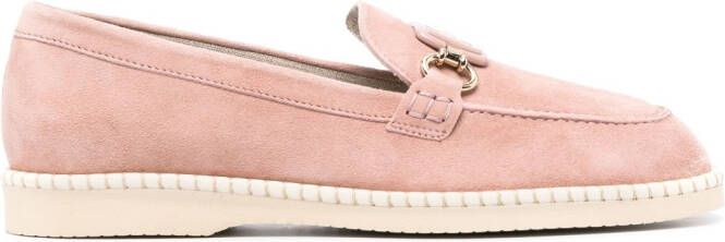 Hogan H642 suède loafers Roze