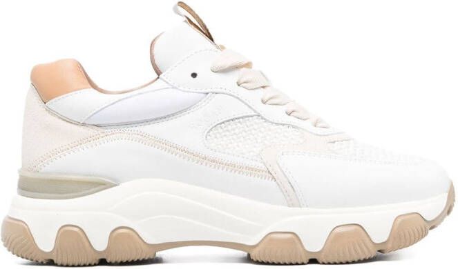 Hogan Sneakers met logo-reliëf Wit