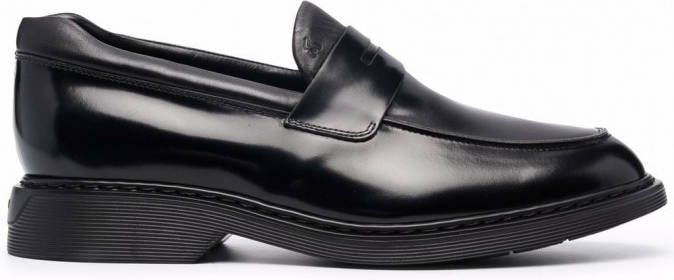 Hogan H576 loafers met lage hak Zwart