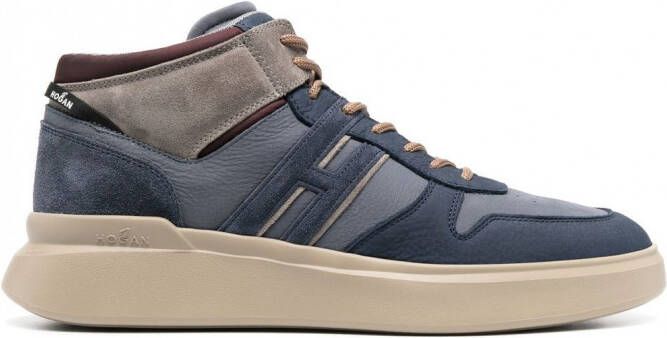 Hogan H580 mid-top sneakers Blauw