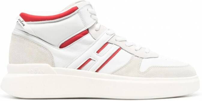 Hogan H580 mid-top sneakers Wit