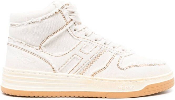 Hogan High-top sneakers Beige