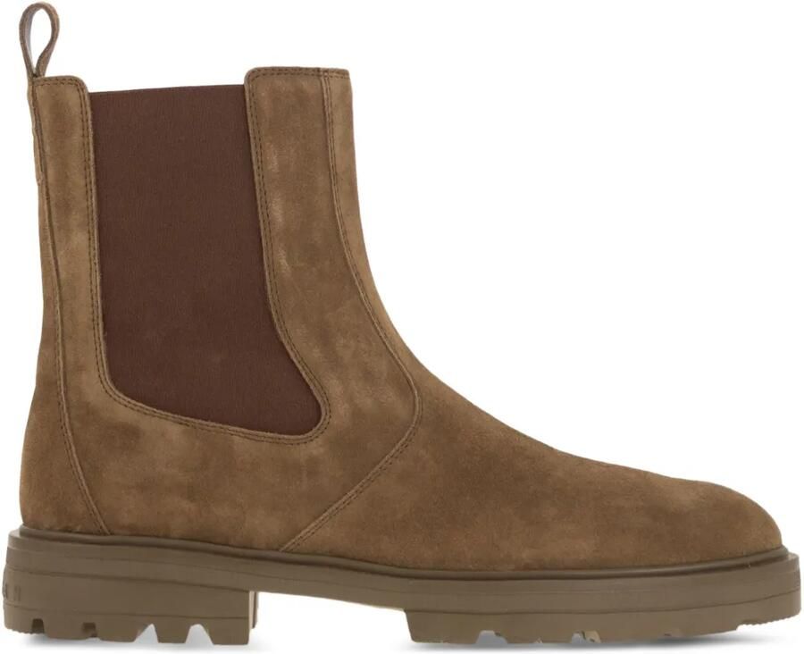 Hogan 50 mm H673 suède Chelsea laarzen Bruin