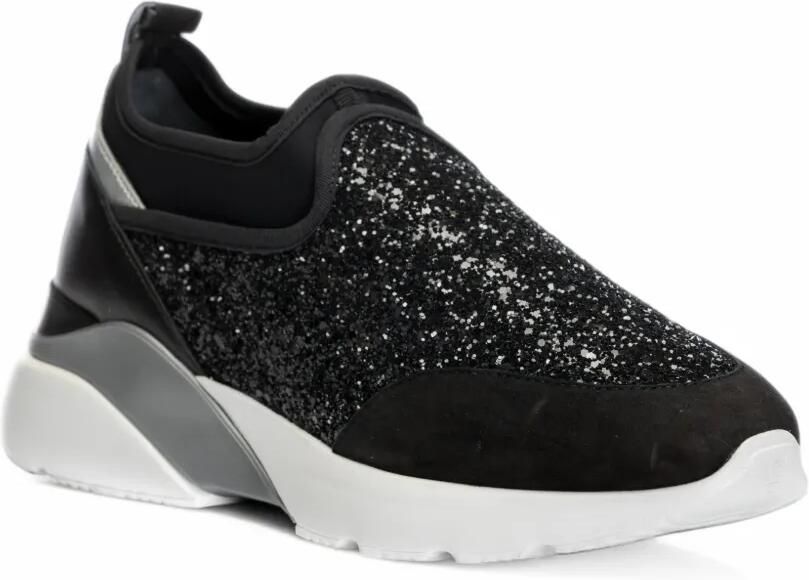 Hogan Active One H385 sneakers verfraaid met glitters Blauw
