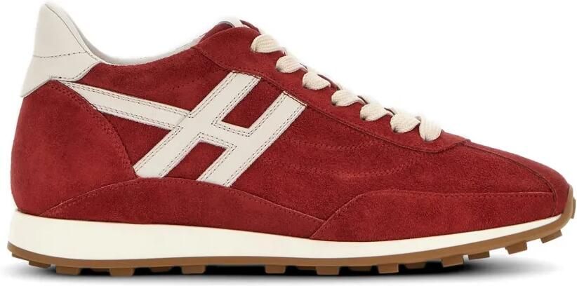 Hogan Athletic sneakers met logo Rood