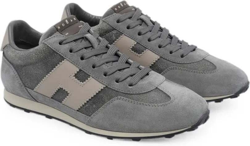 Hogan Athletic sneakers met logopatch Grijs - Foto 3