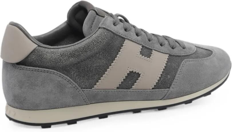 Hogan Athletic sneakers met logopatch Grijs - Foto 4