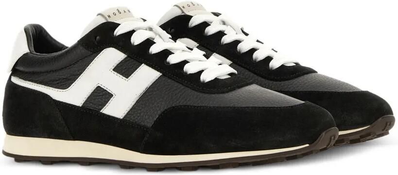 Hogan Athletic sneakers met logopatch Zwart - Foto 5