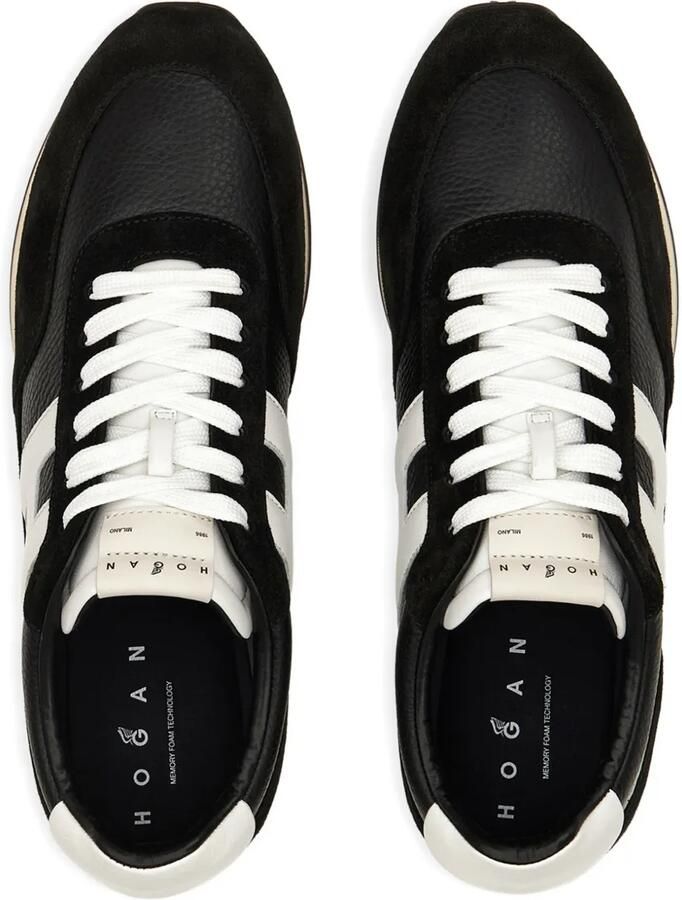 Hogan Athletic sneakers met logopatch Zwart - Foto 3