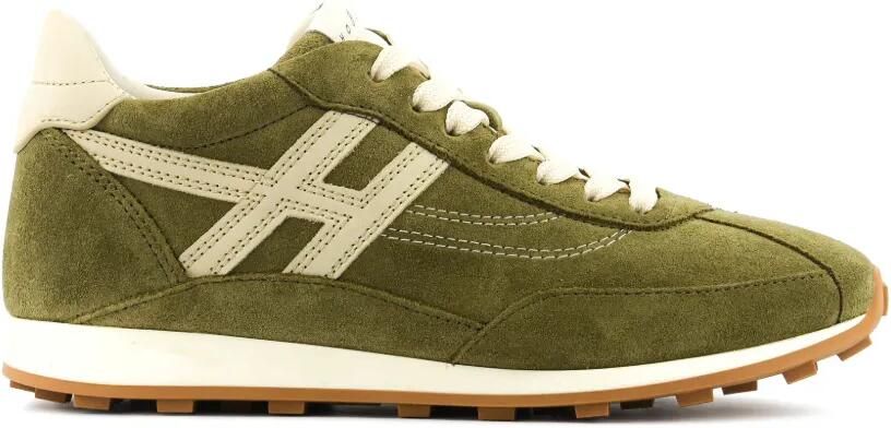 Hogan Athletic suède sneakers Groen