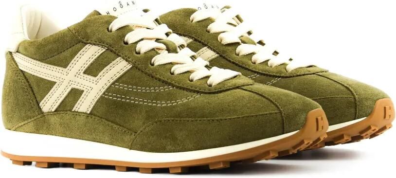 Hogan Athletic suède sneakers Groen - Foto 5