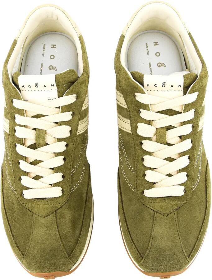 Hogan Athletic suède sneakers Groen - Foto 2