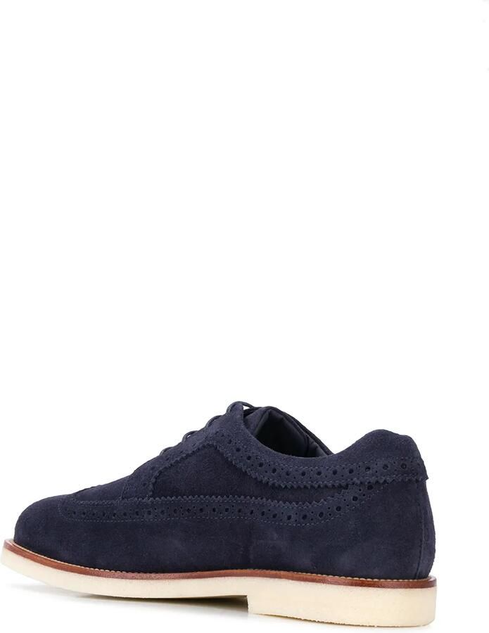 Hogan Brogues met rubberen zool Blauw - Foto 2