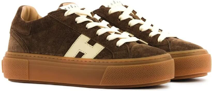 Hogan Bruine Crosswind sneakers - Foto 5