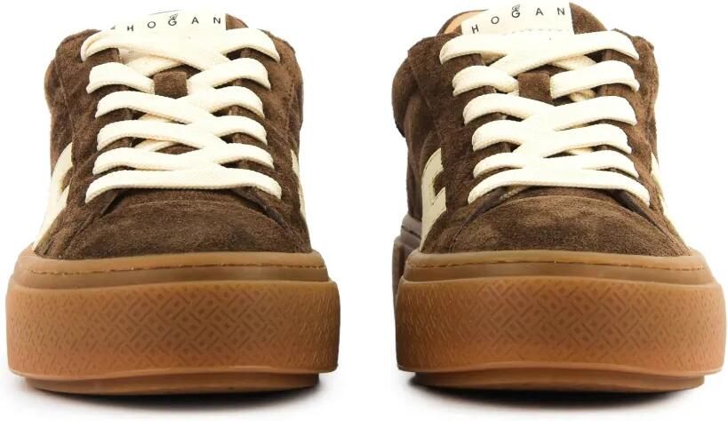 Hogan Bruine Crosswind sneakers - Foto 4