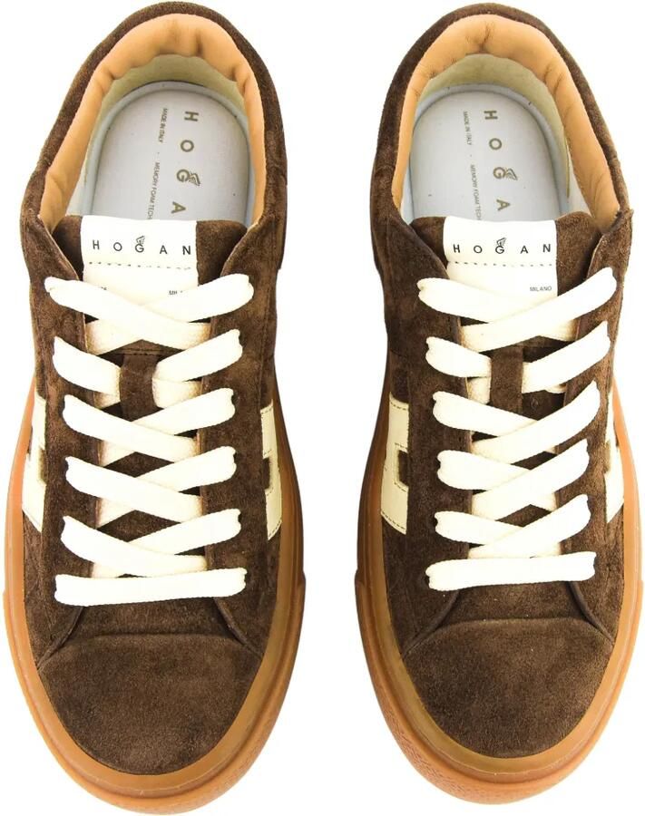 Hogan Bruine Crosswind sneakers - Foto 2