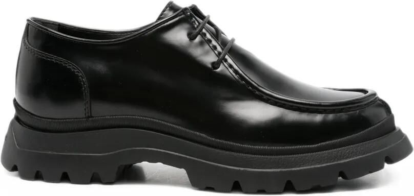 Hogan chunky leather Derby shoes Zwart
