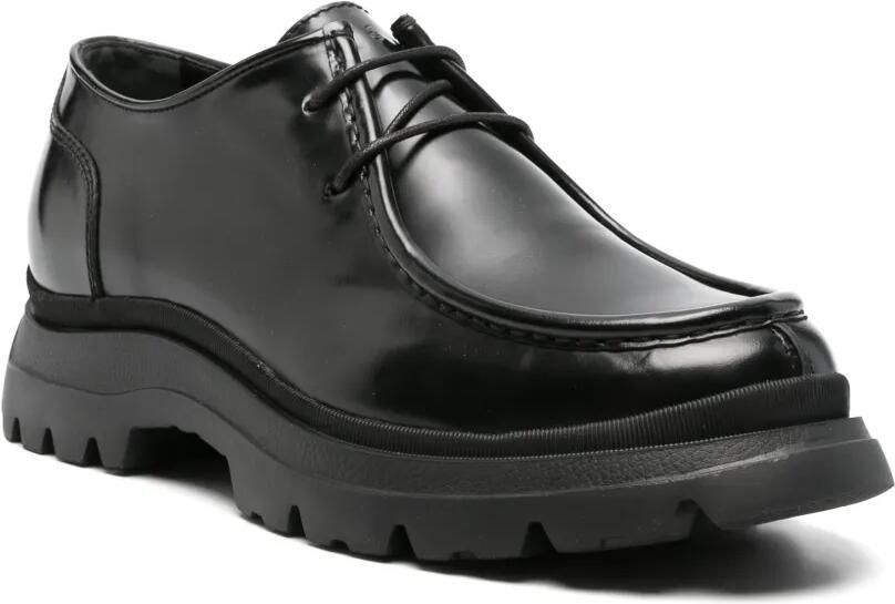 Hogan chunky leather Derby shoes Zwart - Foto 2