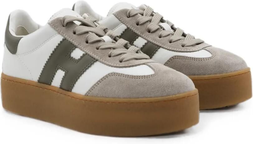 Hogan Cool low-top sneakers met platform Wit - Foto 4