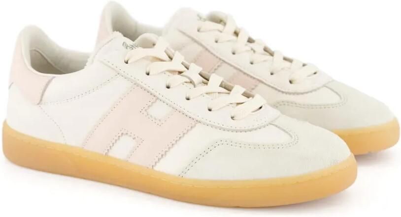 Hogan Cool sneakers met logopatch Beige