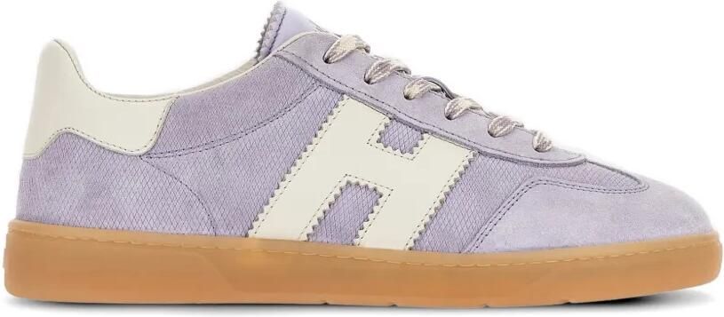 Hogan Cool sneakers met logopatch Paars