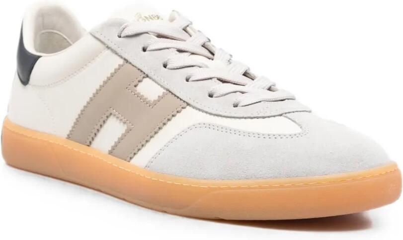 Hogan Cool sneakers met suède vlakken Beige - Foto 2