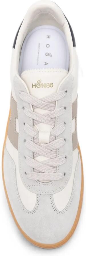 Hogan Cool sneakers met suède vlakken Beige - Foto 4