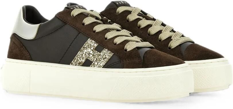 Hogan Crosswind sneakers Bruin - Foto 4