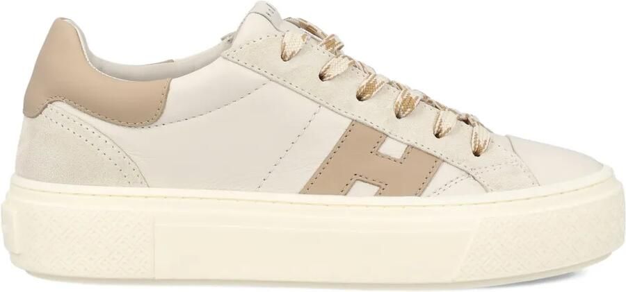 Hogan Crosswind suède sneakers Beige