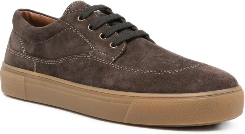 Hogan Crosswind suede sneakers Bruin