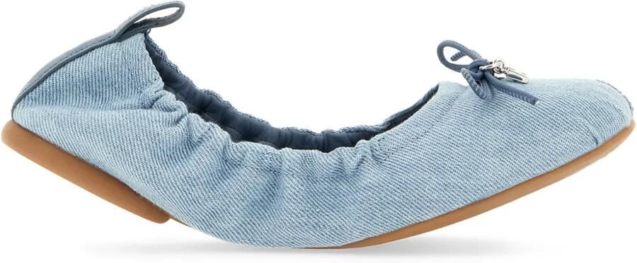Hogan Denim ballerina's Blauw