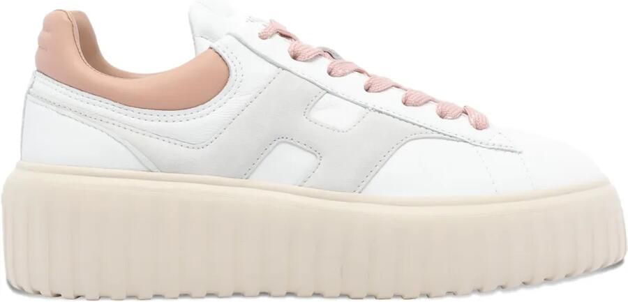 Hogan H-logo sneakers met plateauzool Wit