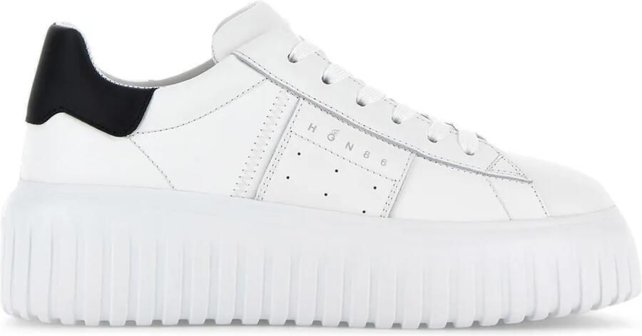 Hogan H-Stripes leren sneakers Wit
