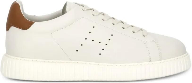 Hogan H-Stripes sneakers met geperforeerde details Wit