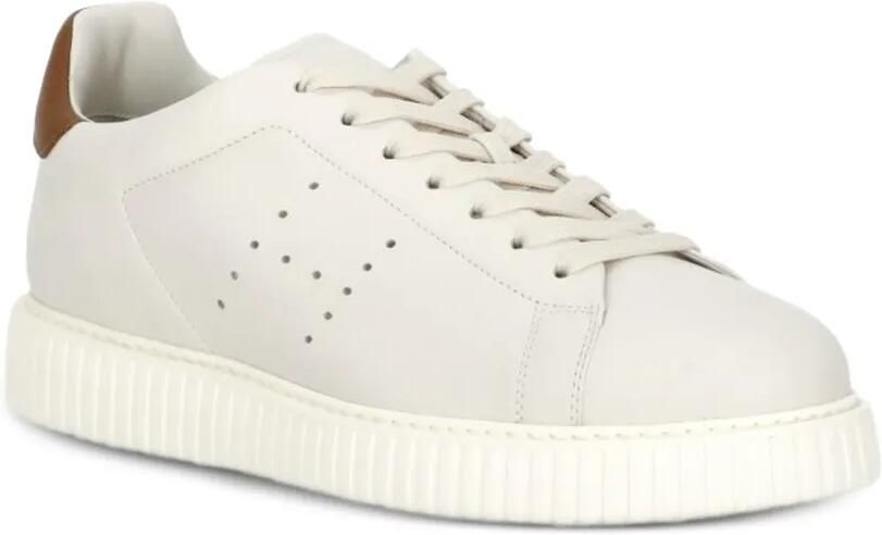 Hogan H-Stripes sneakers met geperforeerde details Wit - Foto 3