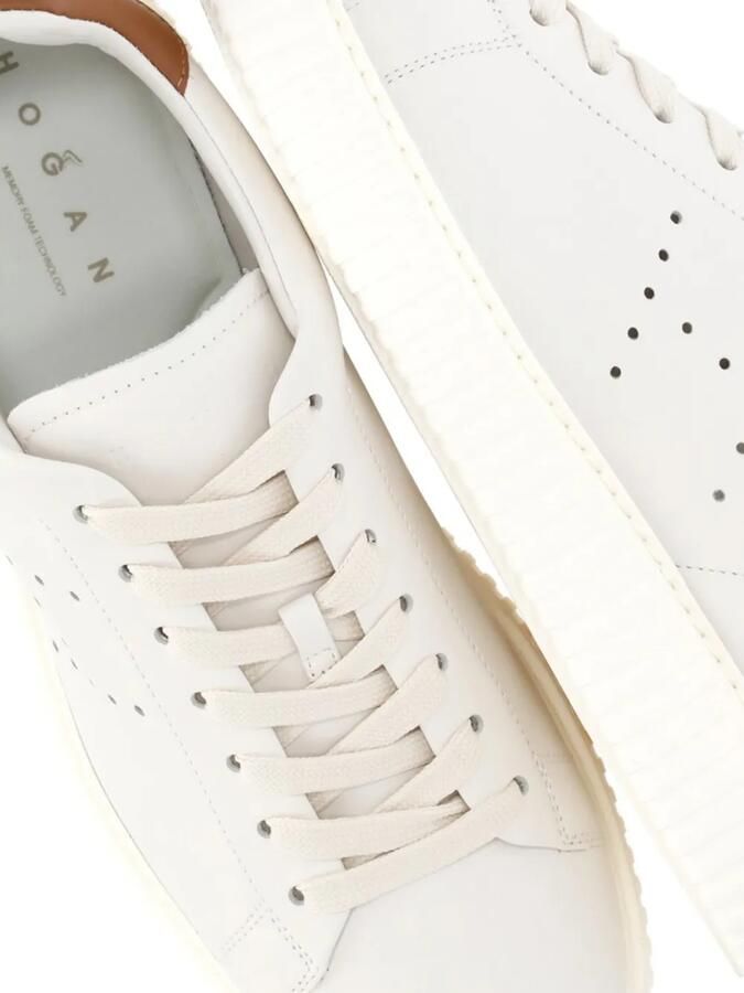 Hogan H-Stripes sneakers met geperforeerde details Wit - Foto 2