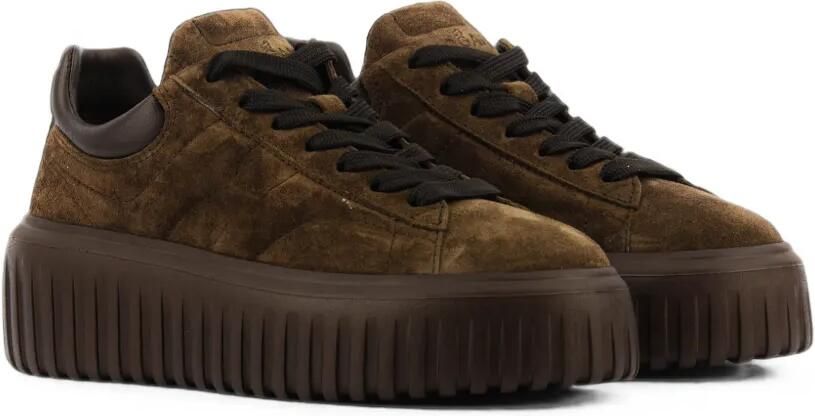 Hogan H-Stripes sneakers Bruin - Foto 5