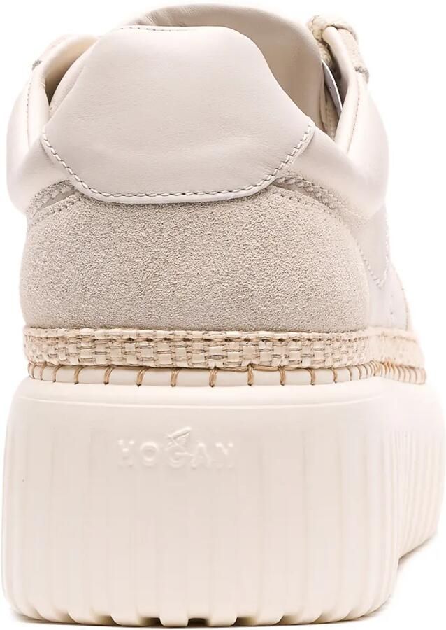 Hogan H-Stripes sneakers met plateauzool Beige - Foto 2
