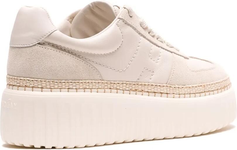 Hogan H-Stripes sneakers met plateauzool Beige - Foto 4
