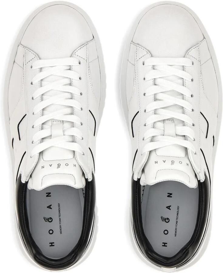 Hogan H-Stripes sneakers met plateauzool Wit - Foto 3