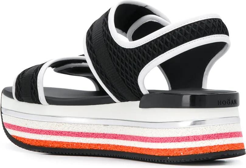 Hogan H222 sandalen met plateauzool Zwart - Foto 2