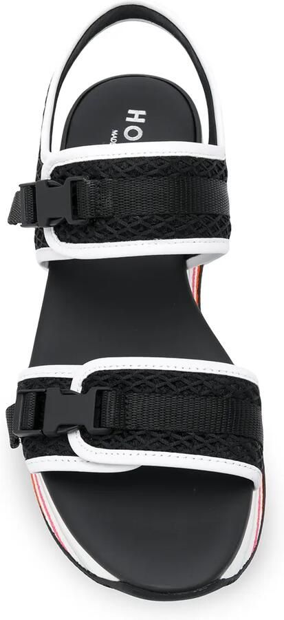 Hogan H222 sandalen met plateauzool Zwart - Foto 4