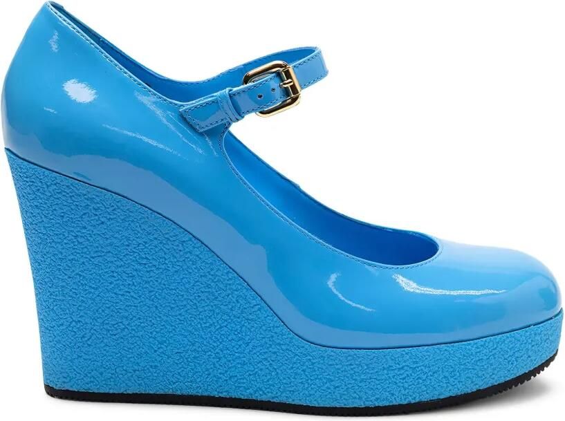 Hogan H449 laarzen met plateauzool Blauw