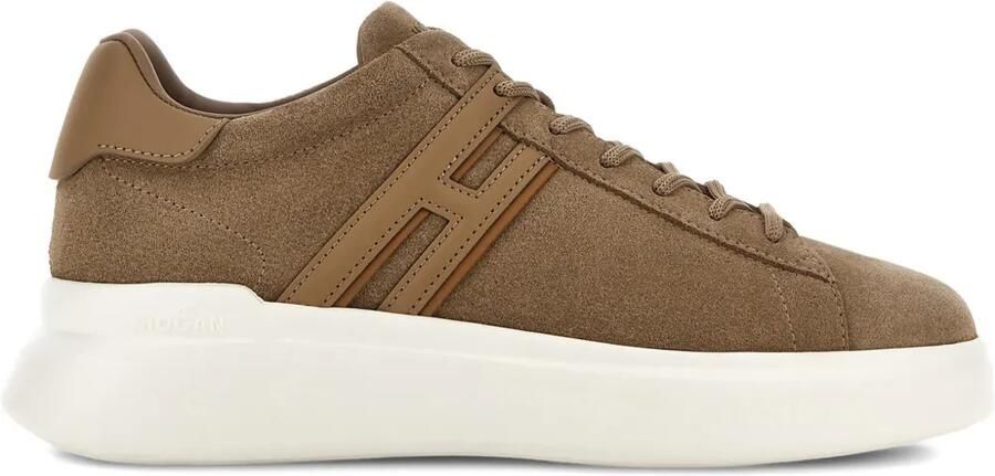 Hogan H580 logopatch sneakers Bruin